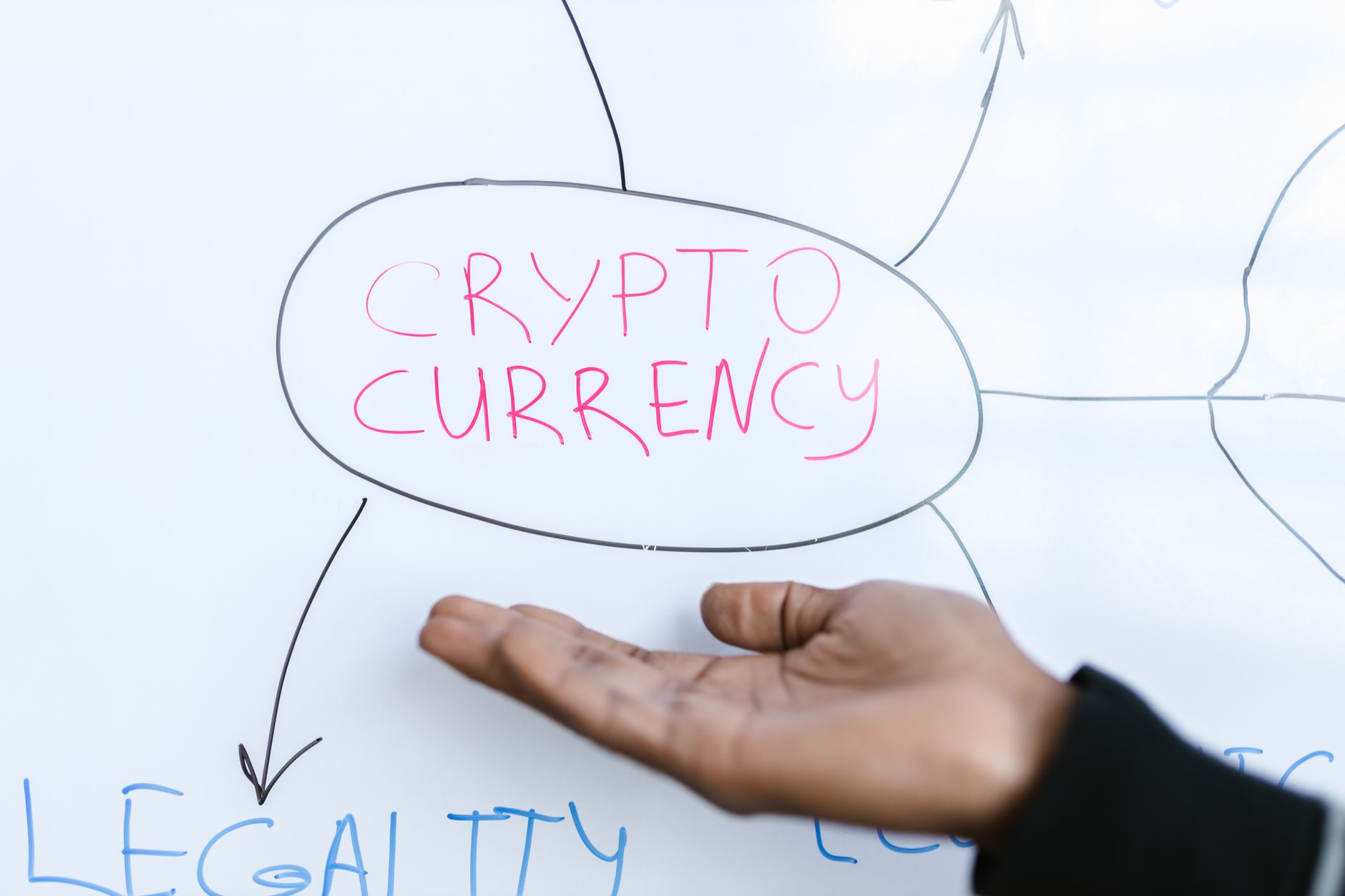 Institutional finance professionals discuss blockchain infrastructure growth during a fintech funding event.