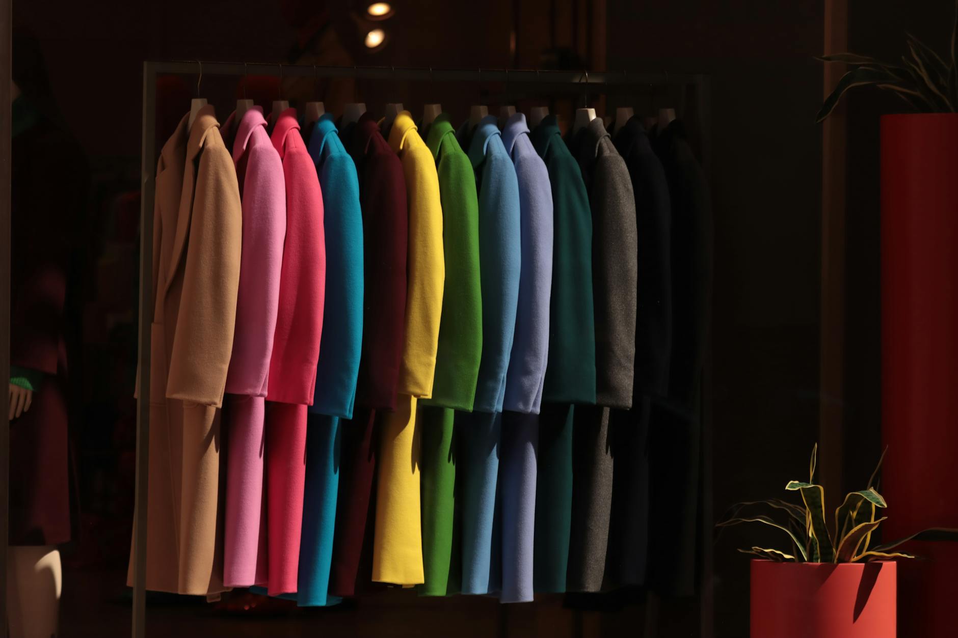 A luxury outerwear retail display reflects investor focus on Canada Goose’s earnings outlook and softer discretionary demand.