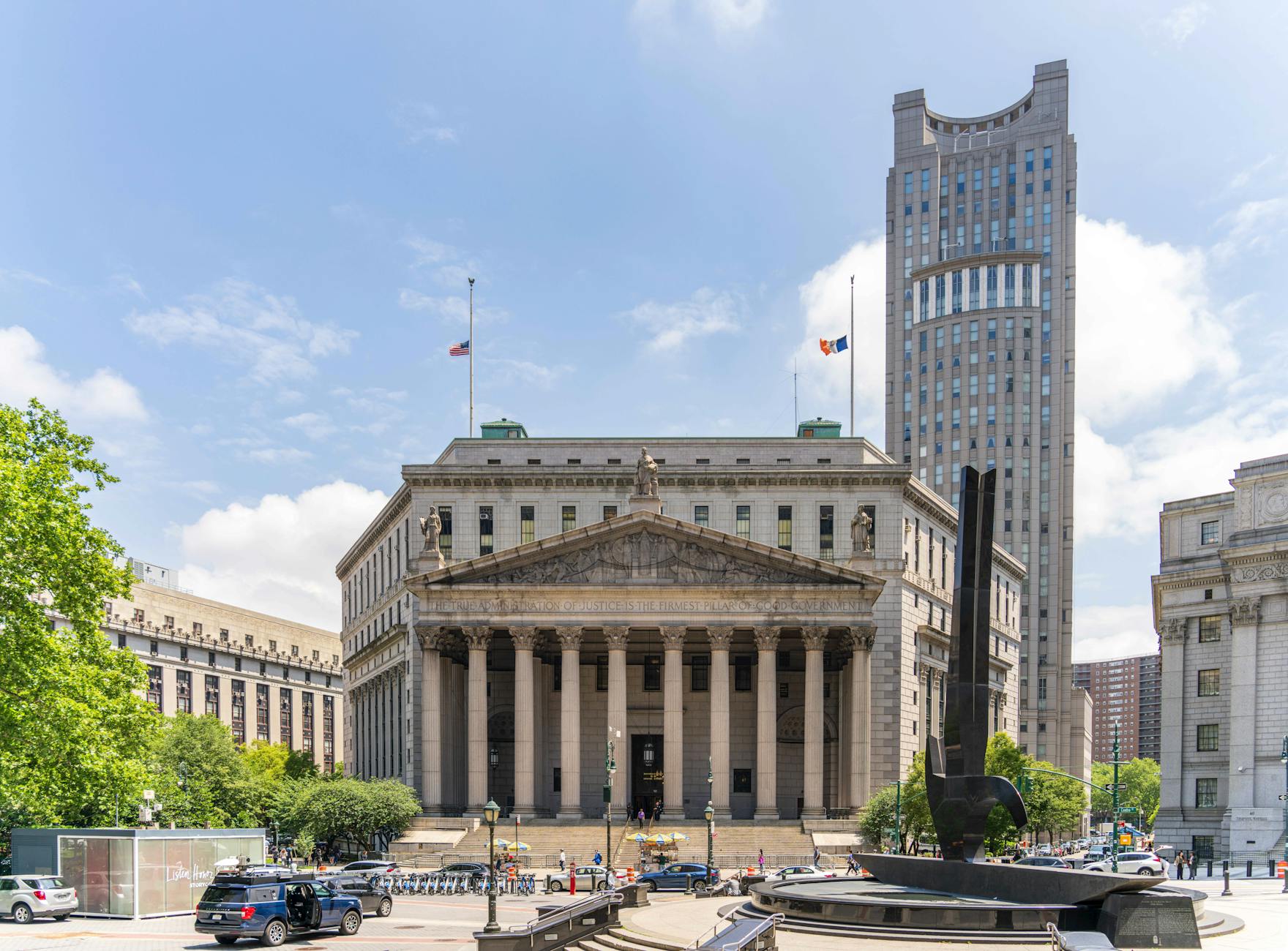 A European court building representing Broadcom’s legal challenge against EU antitrust regulators over VMware-related document requests.