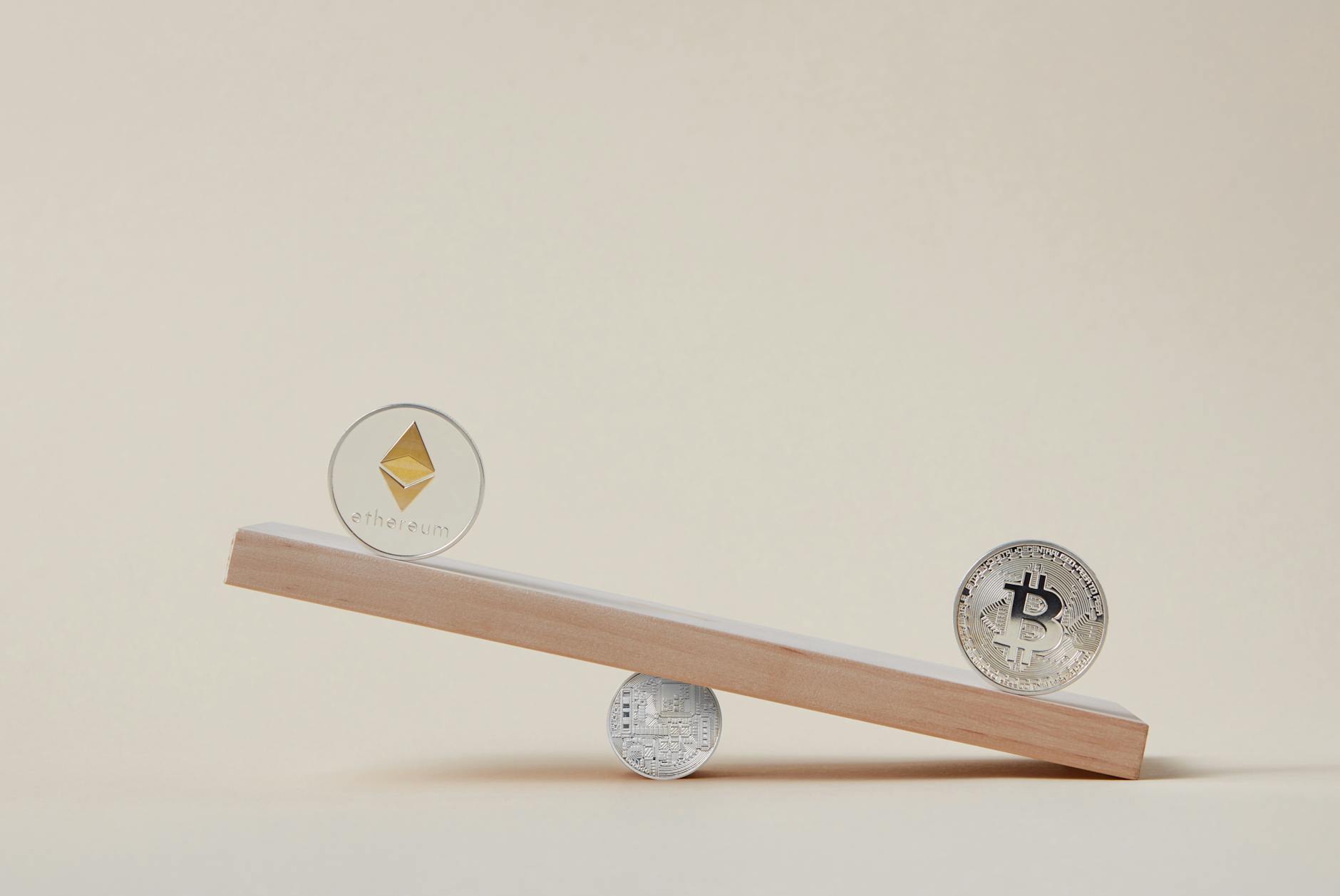 A symbolic image of cryptocurrency tokens and regulatory documents representing Poland’s new crypto market supervision bill.