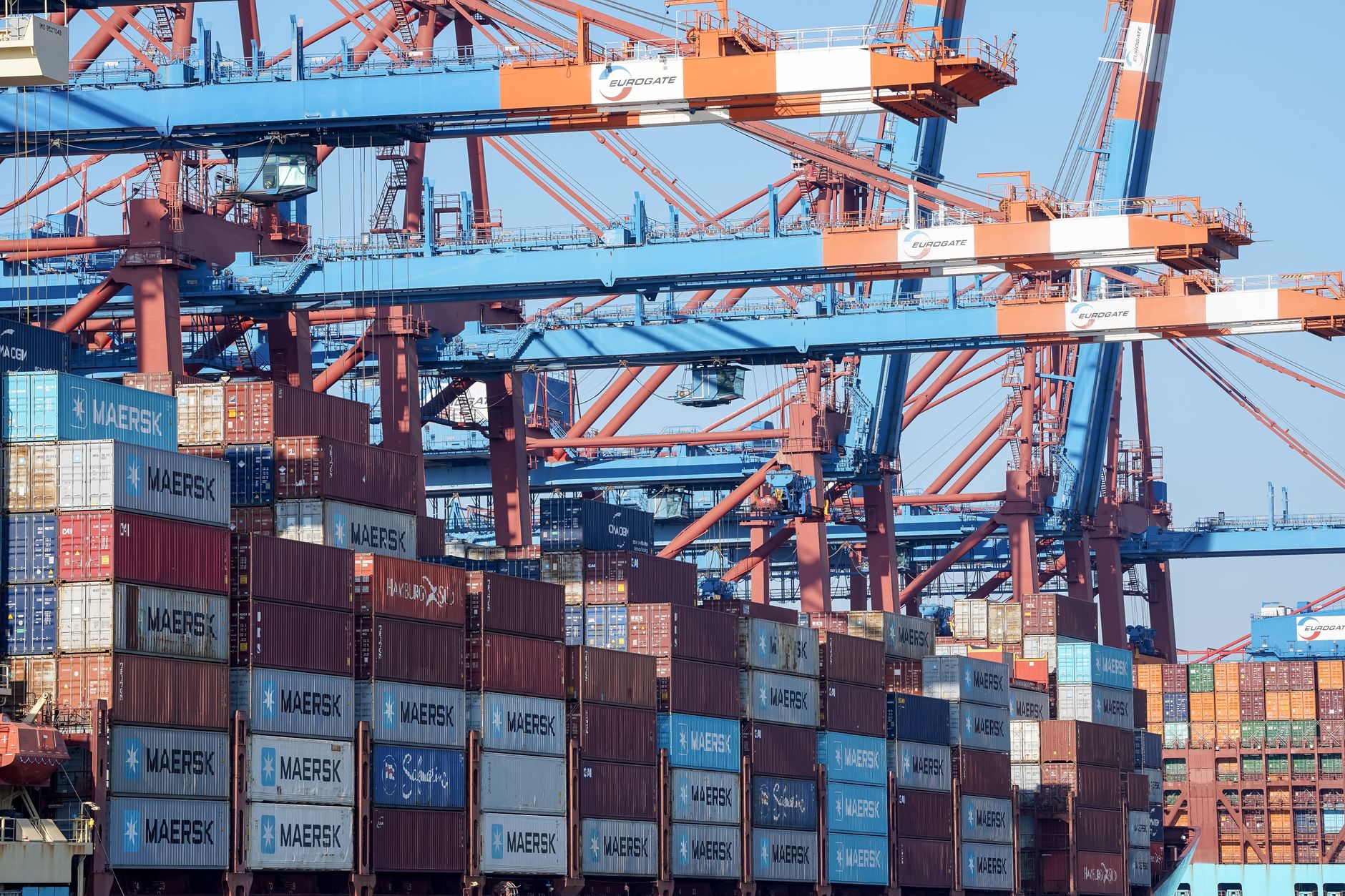 A large European logistics warehouse complex representing the proposed €13 billion merger between Argan and WDP.