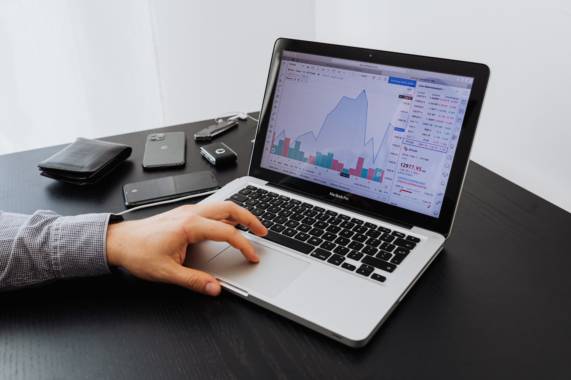 Okta executives and investors review quarterly earnings information during an enterprise technology market update.