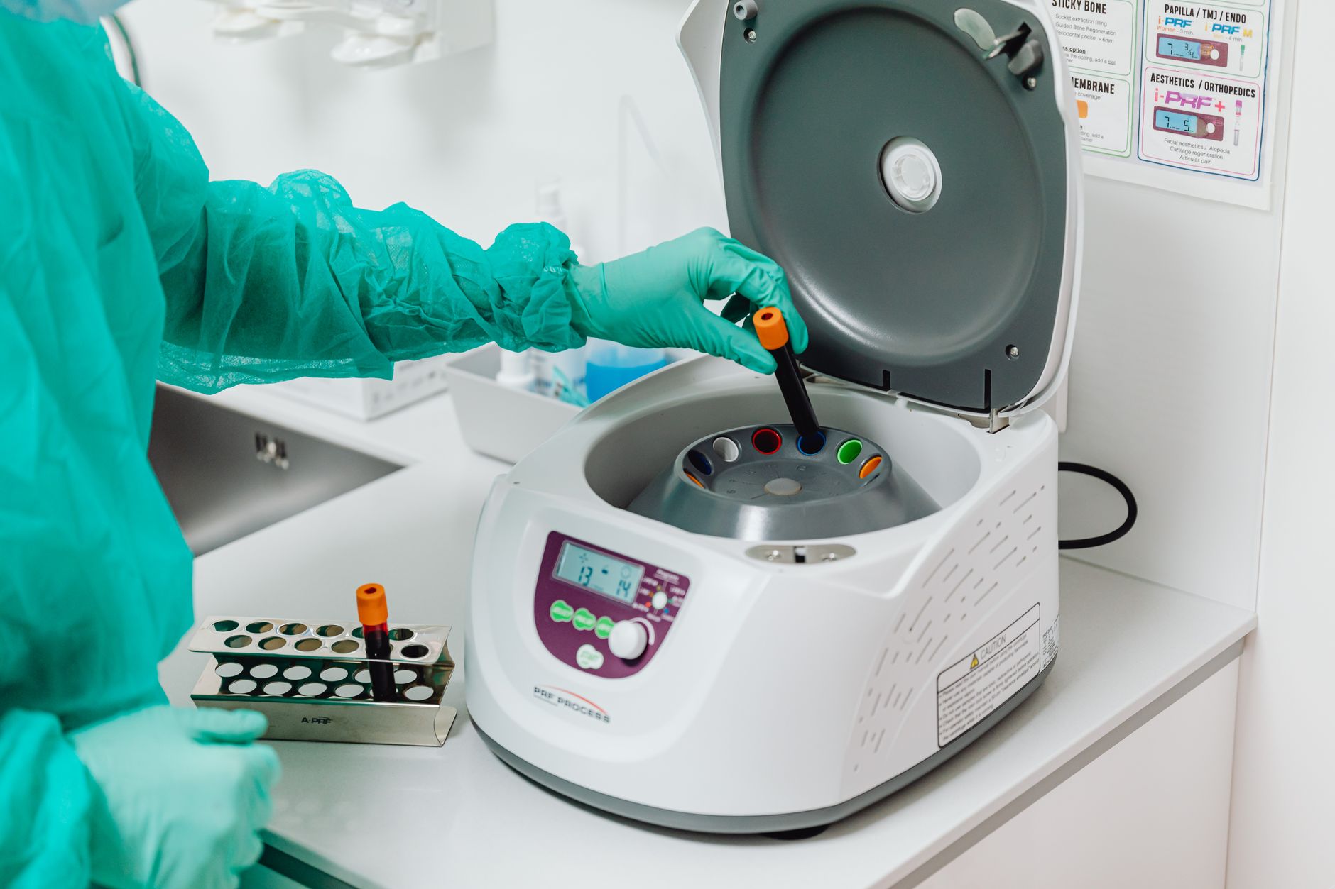 Researchers work in a biotechnology laboratory as BlossomHill Therapeutics increases investment in its cancer drug development pipeline.