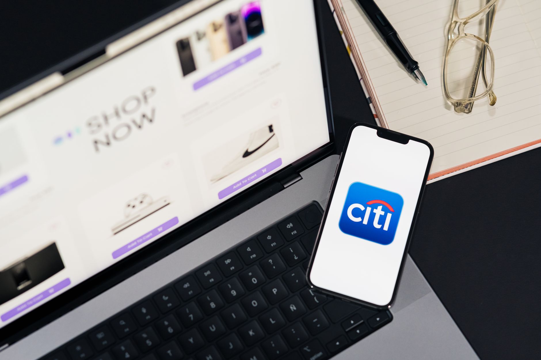 Customers using digital banking services on mobile devices as fintech platforms expand across Latin America.