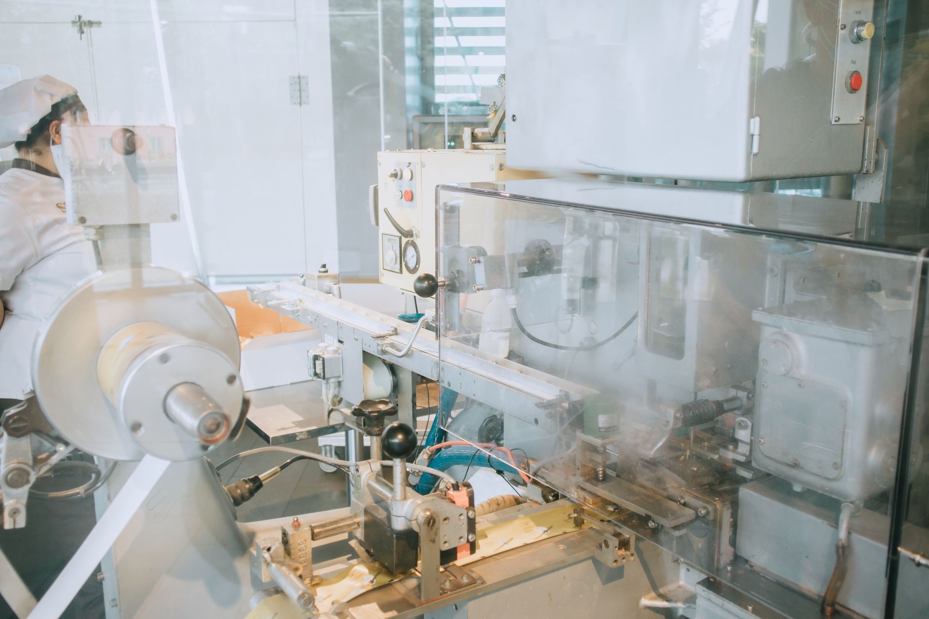 TSMC engineers and semiconductor customers review advanced chip manufacturing technology developments at a technology industry event.